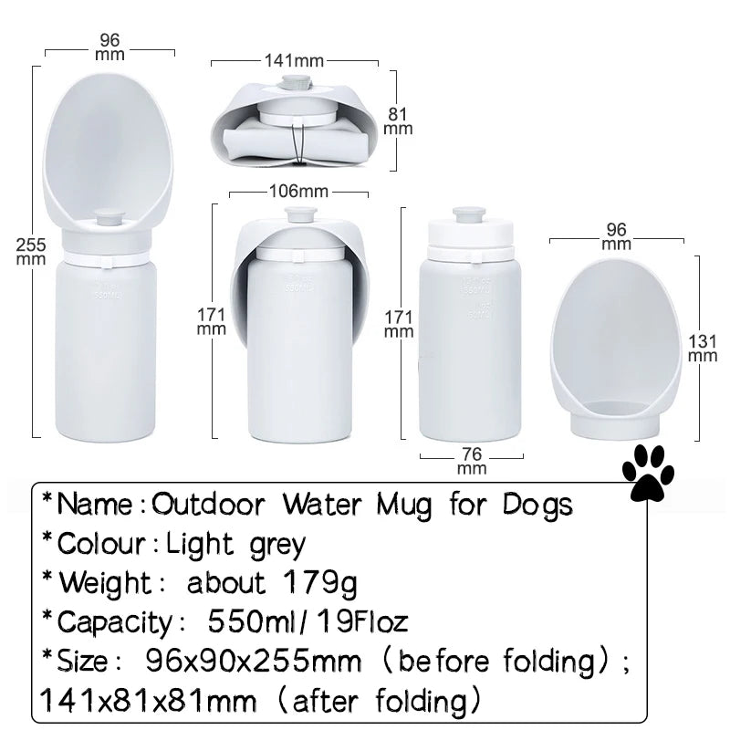 Folding Pet Outdoor Water Bottle
